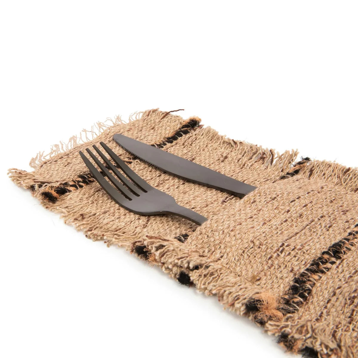 Porte-Couverts Oh My Gee - Beige Noir - Lot de 4