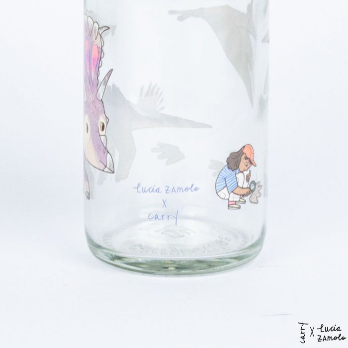 Bouteille verre 0,4 L - PETIT DINO