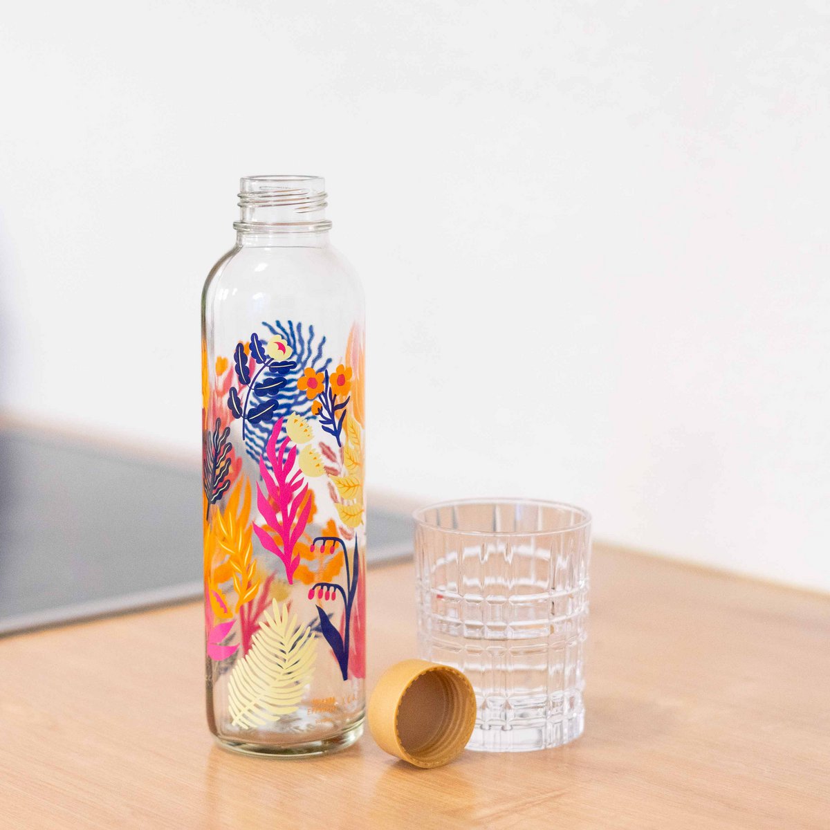JARDIN BOTANIQUE Bouteille en verre de 0,7 l