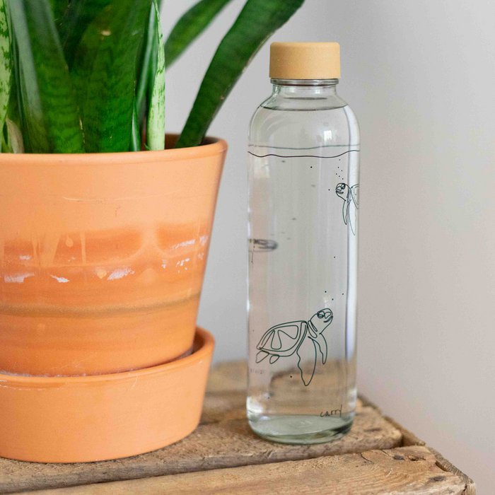 Bouteille en verre 0,7 L - ALLEZ AVEC LE FLUX