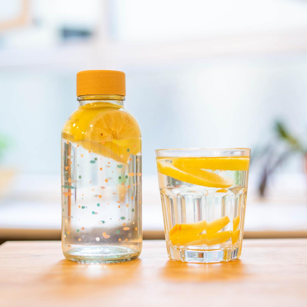 CERCLES VOLANTS Bouteille en verre de 0,4 l