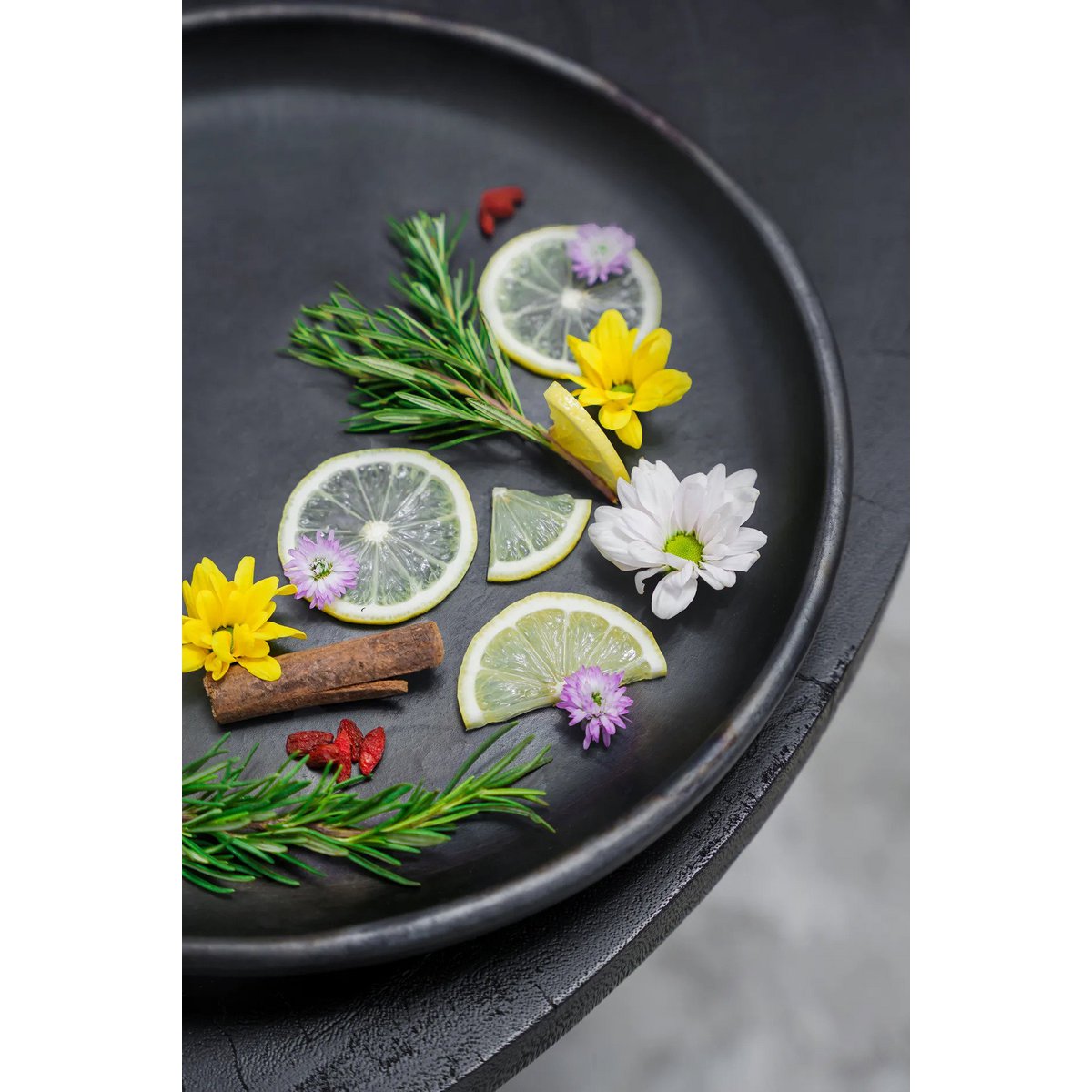 Assiette The Burned Classic - Noir - L