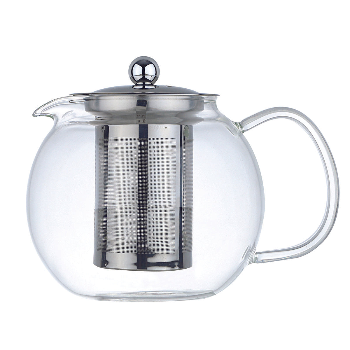 Theiere boule 1l filtre et couvercle inox