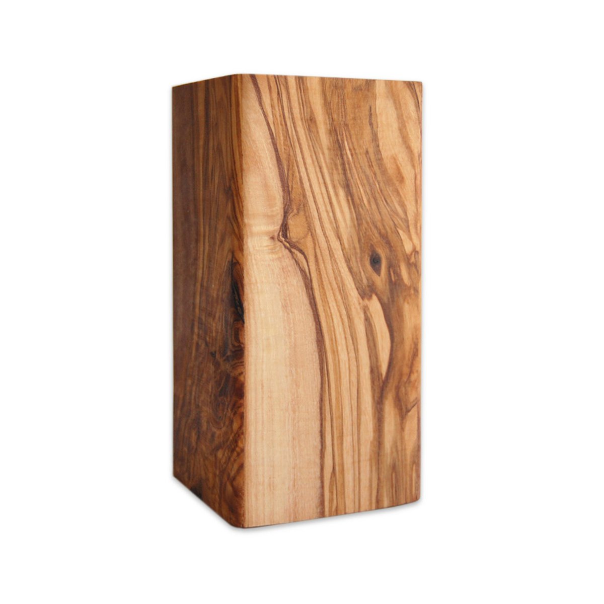 Bloc à couteaux DESIGN en bois d'olivier