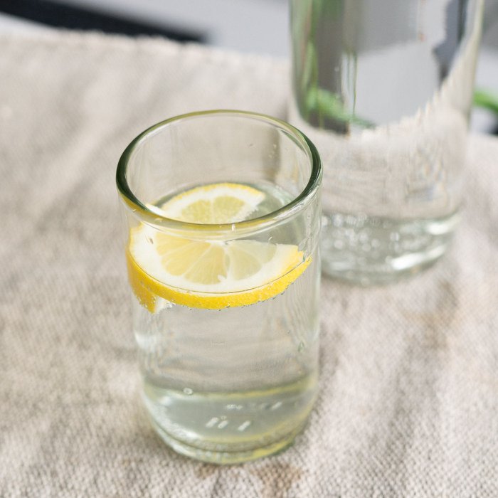 CARRY GLASS lot de 2 Verre à boire 300 ml - UPCYCLING