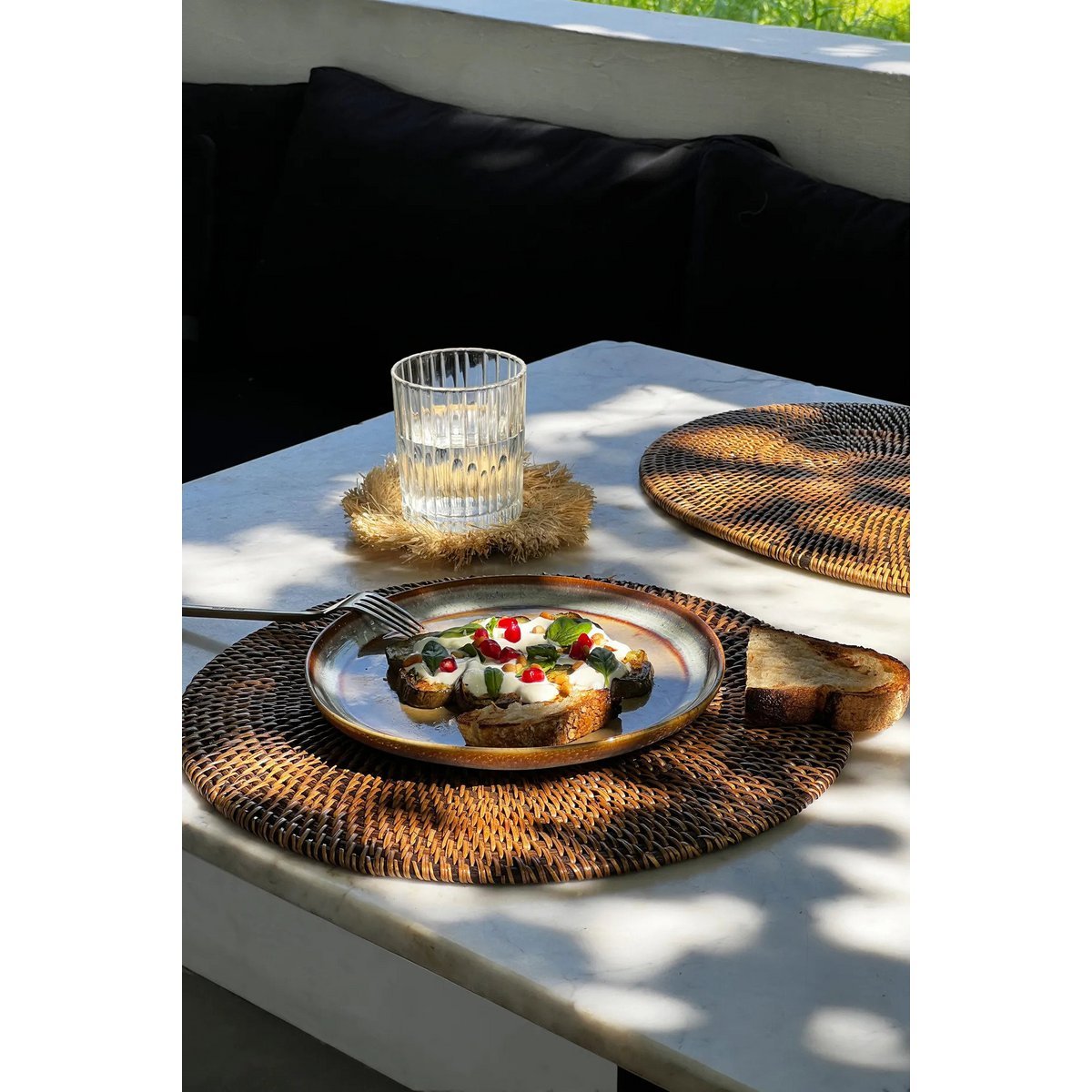 Set de Table style Colonial - Marron Naturel