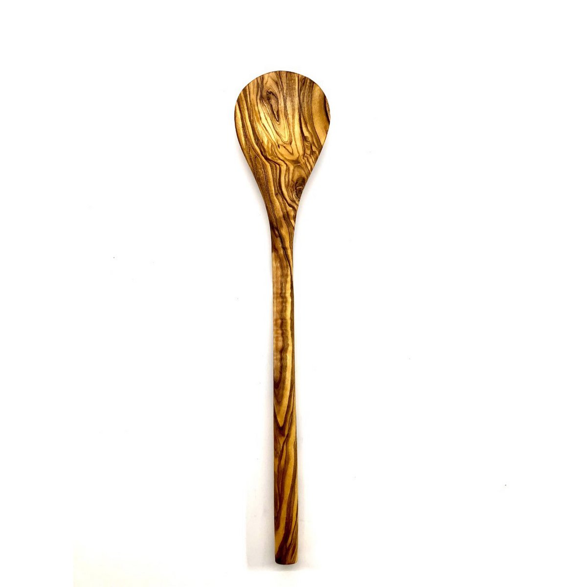 Set de 4 cuillères à cuisiner, 30 cm environ, en bois d'olivier