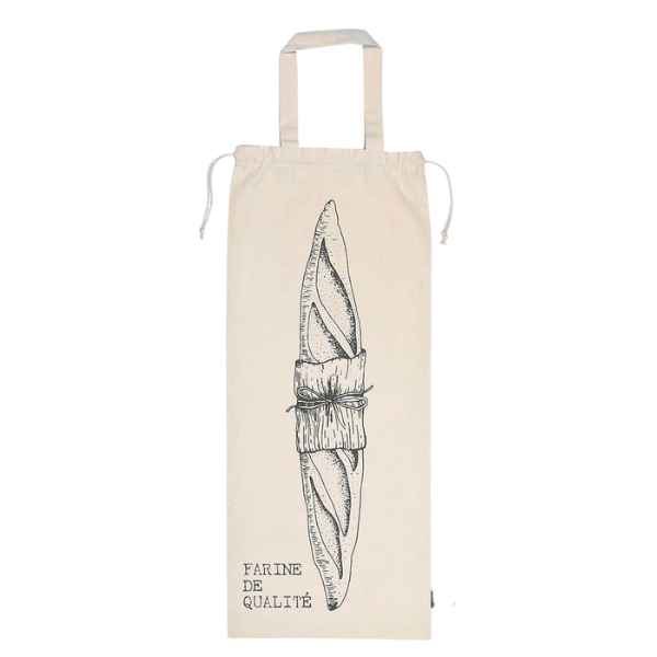 Green -goose Cotton Broodzag xxl - 27x82 cm - crème