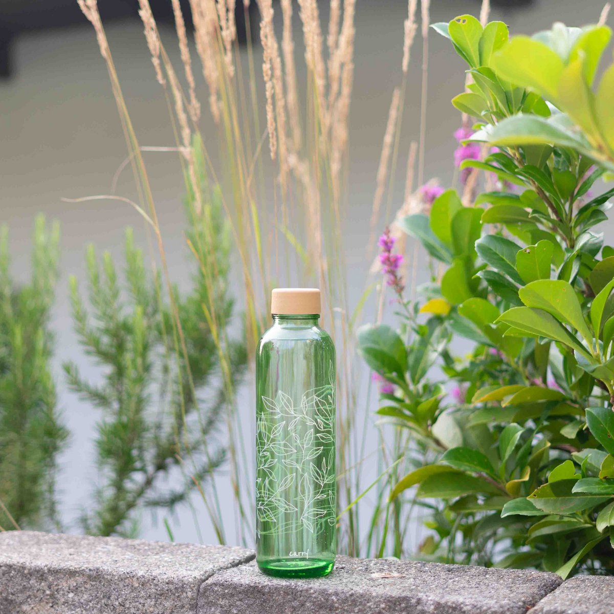 HARMONIE VERTE Bouteille en verre de 0,7 l