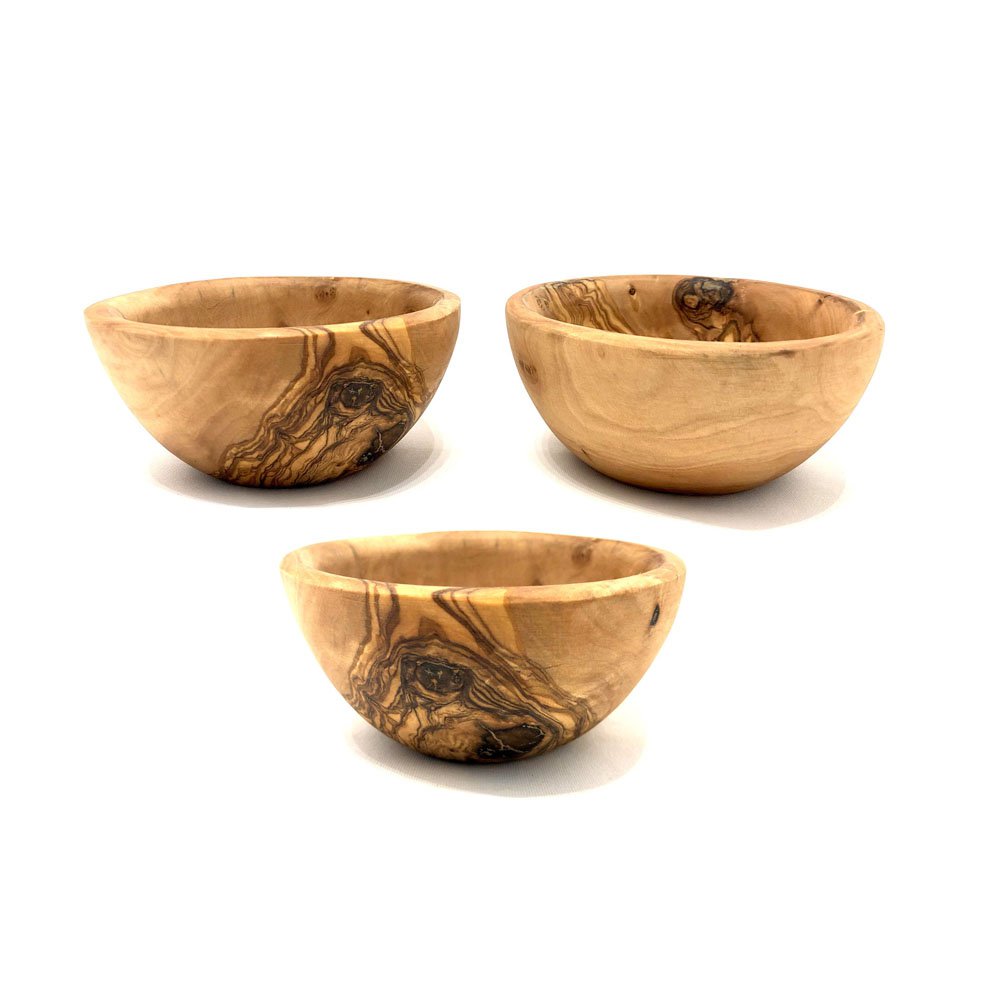 Bol à tapas rond Ø 12 cm bois d'olivier