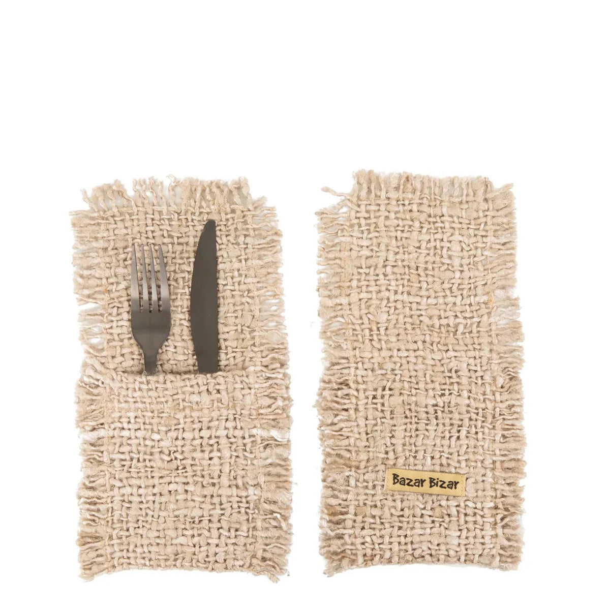 Porte-Couverts Oh My Gee - Beige - Lot de 4