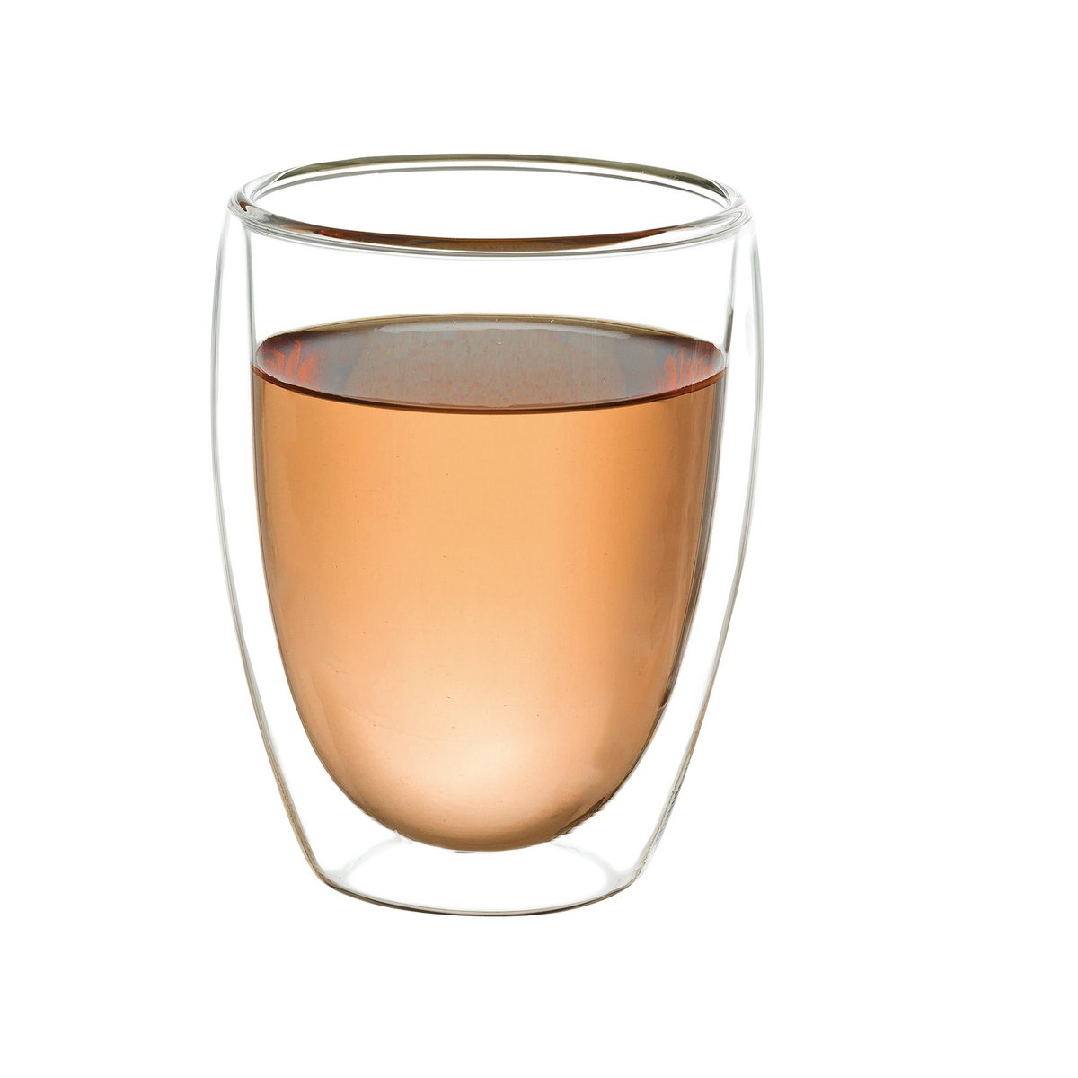 Tasses à thé en verre double paroi 250ml - lot de 2