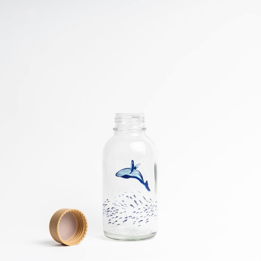 AMOUREUX DE L'OCÉAN Bouteille en verre de 0,4 l
