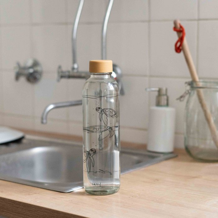 Bouteille en verre 0,7 L - ALLEZ AVEC LE FLUX