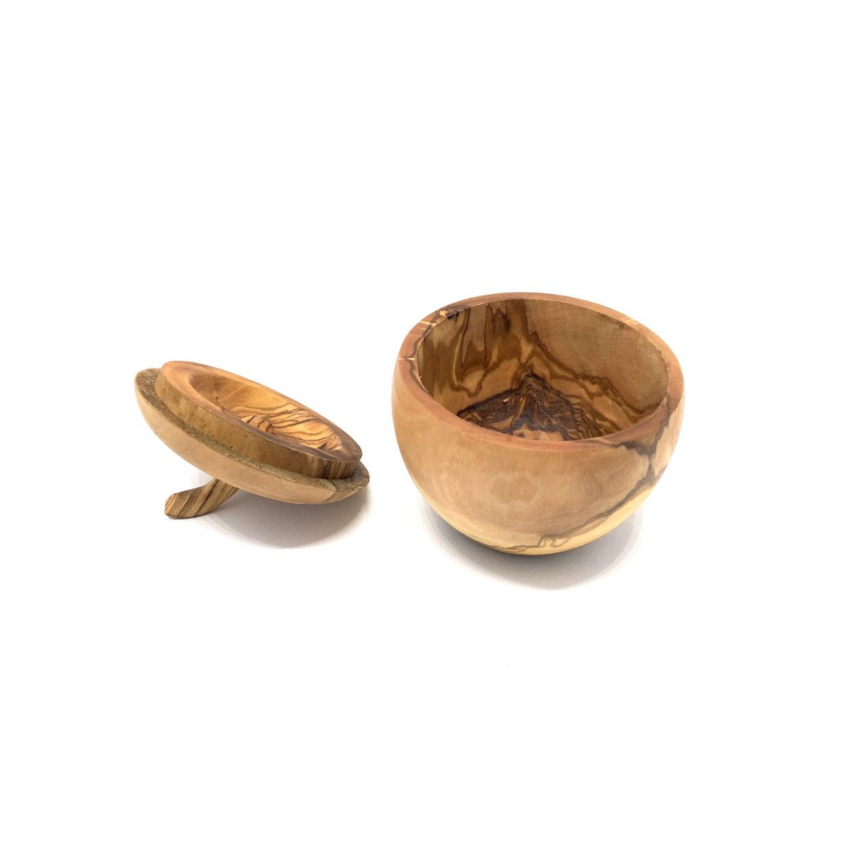 Peut aimer la pomme en bois d'olivier