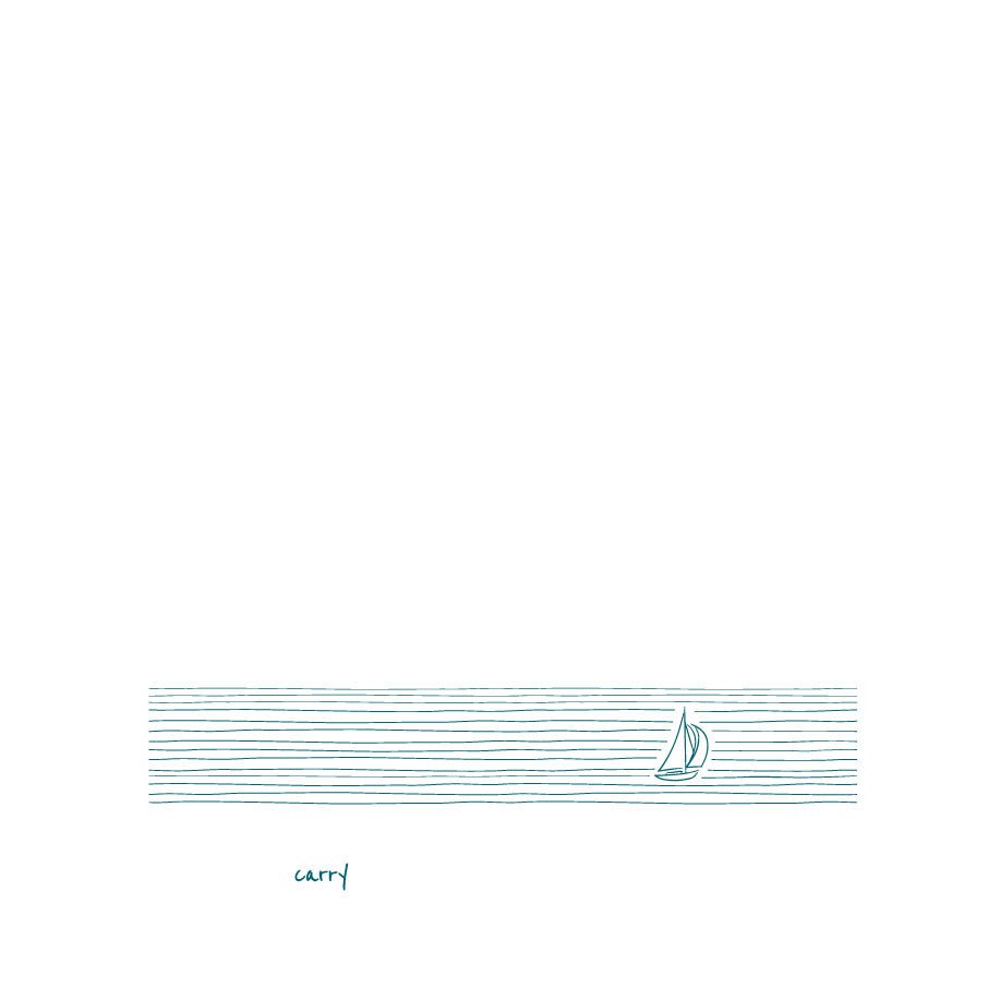 SAIL AWAY Bouteille en verre de 0,4 l