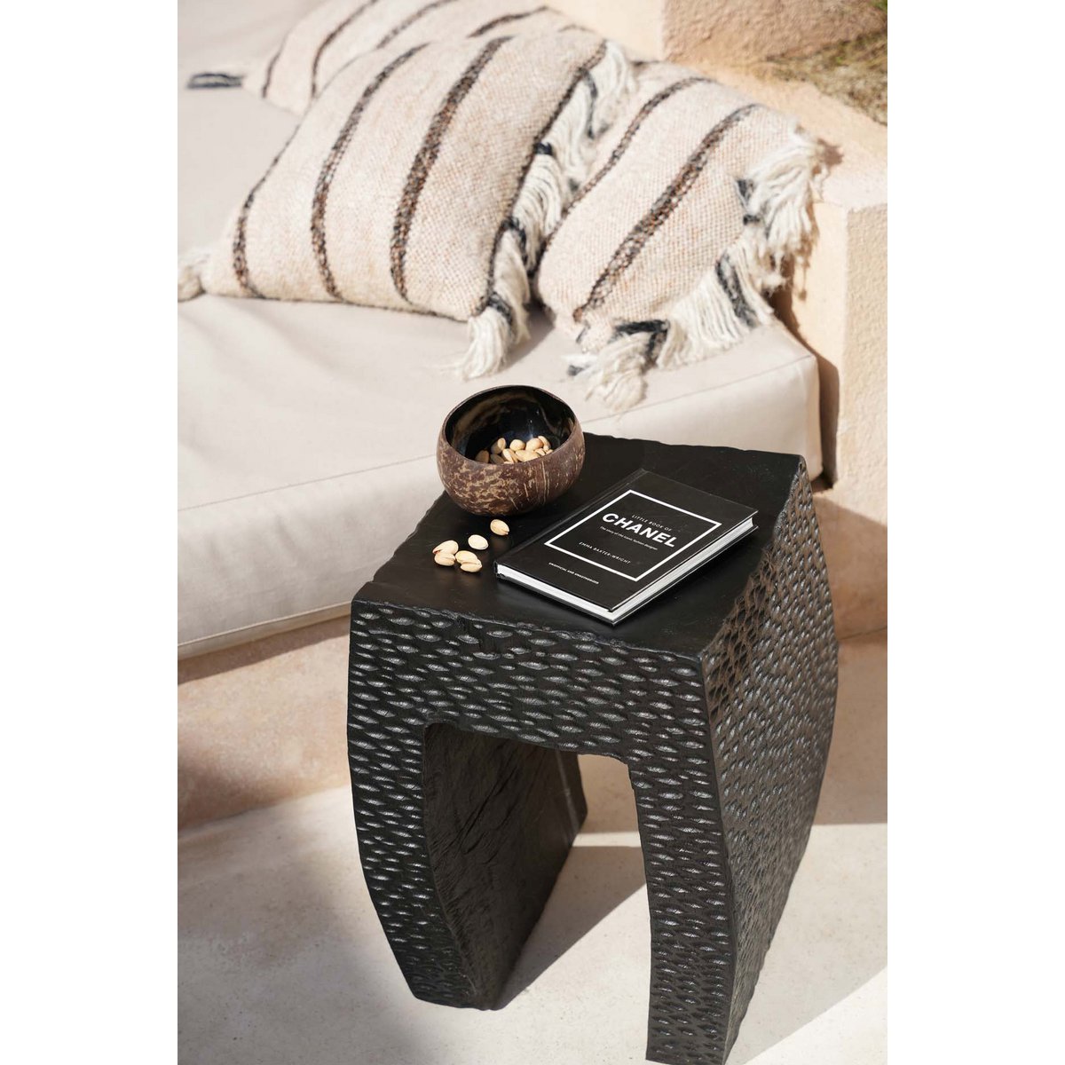 Bol de Nourriture Coco - Noir Naturel
