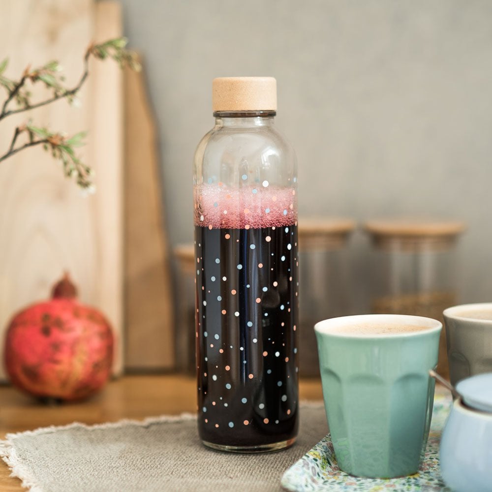 CERCLES VOLANTS Bouteille en verre de 0,7 l
