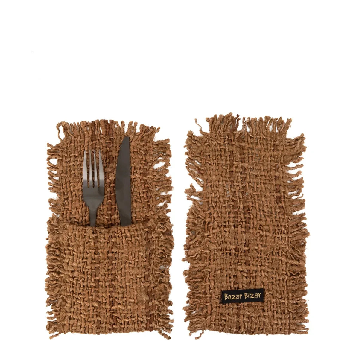 Porte-Couverts Oh My Gee - Marron - Lot de 4