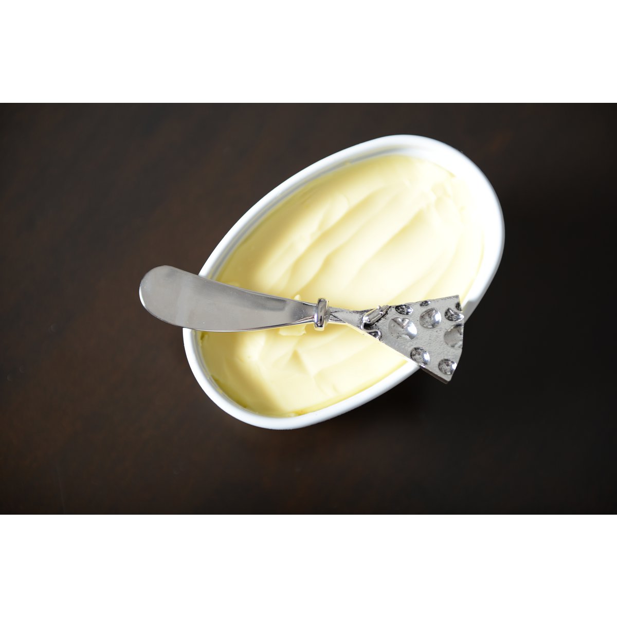 Tartineur design fromage argent - lot de 2