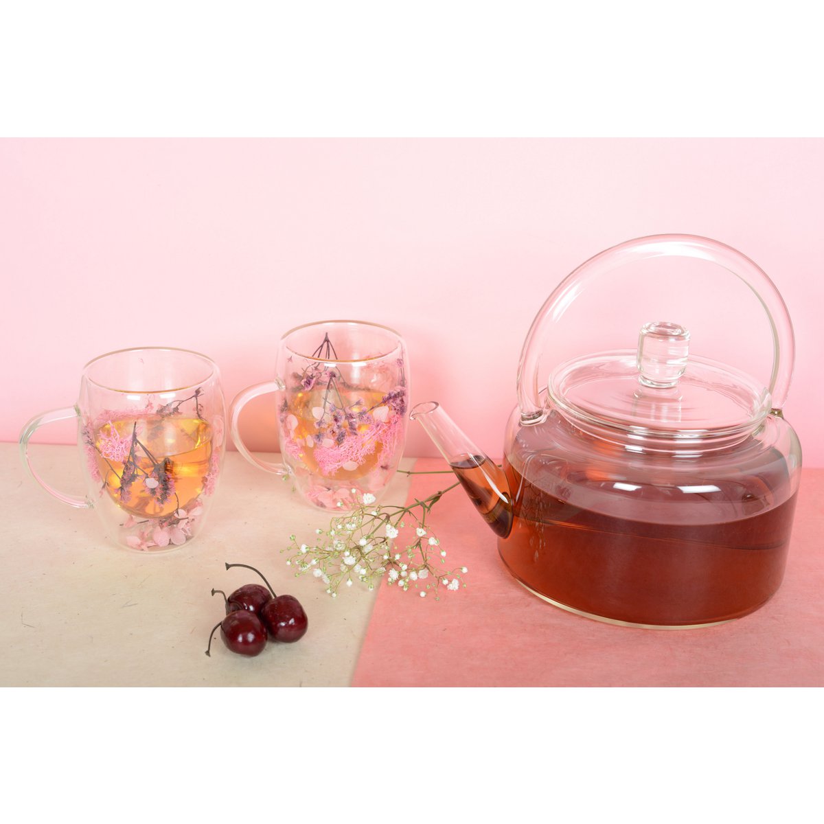 Théière en verre - 2 l- 13x24x21.5cm