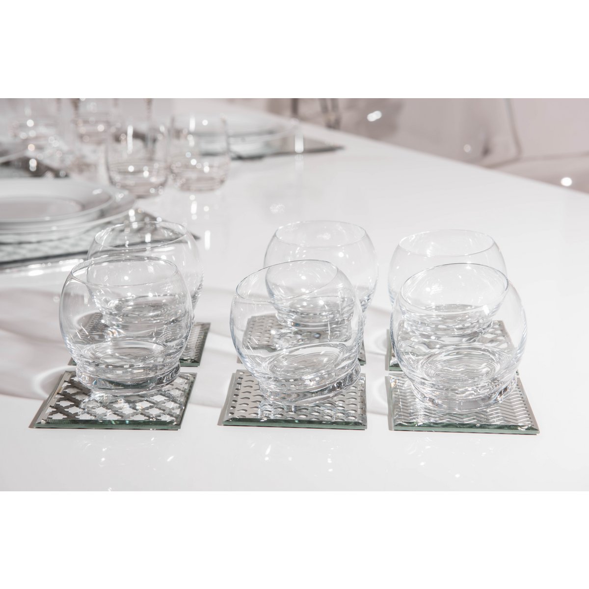 Verres culbuto transparent 390 ml - lot de 6