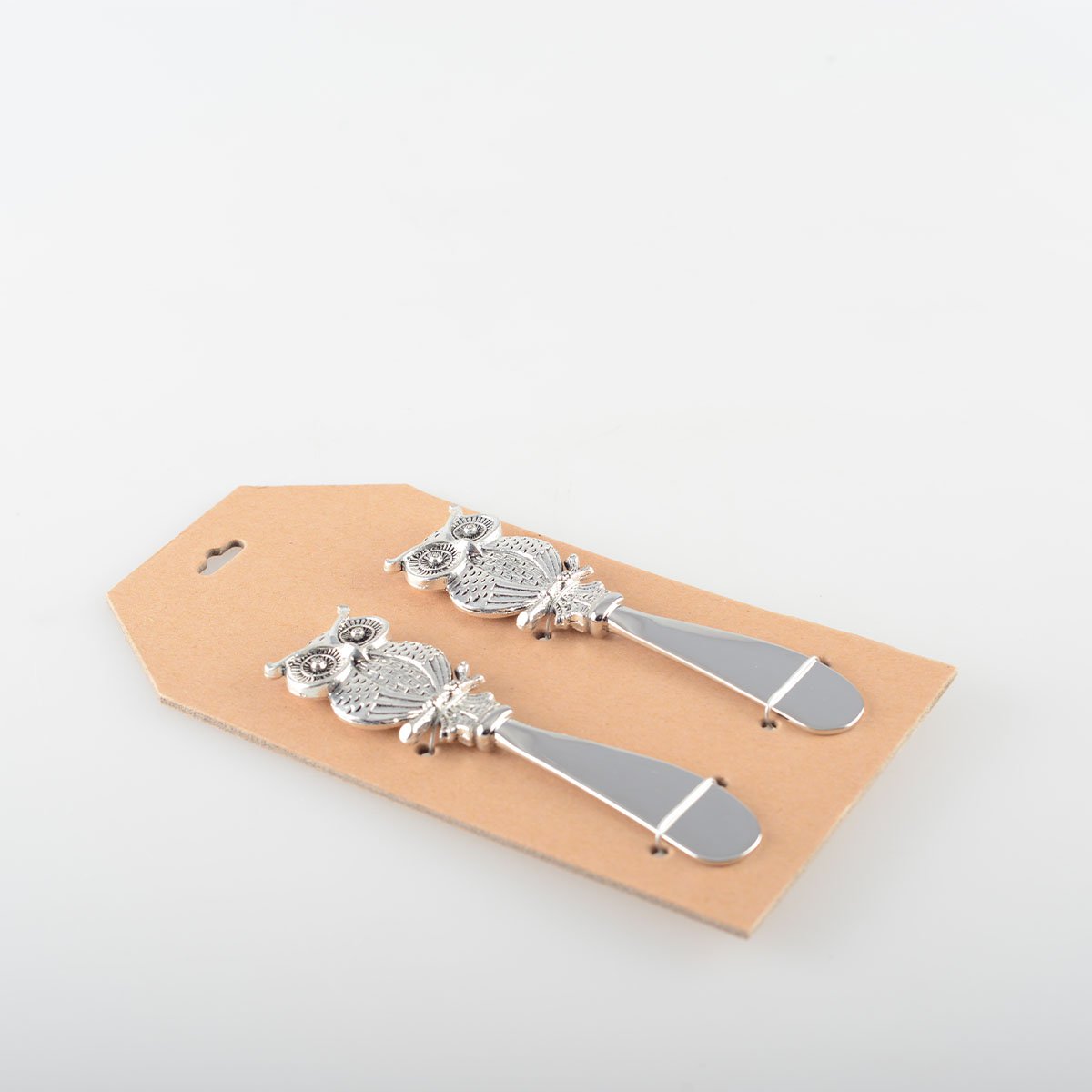 Tartineur chouette argent - lot de 2