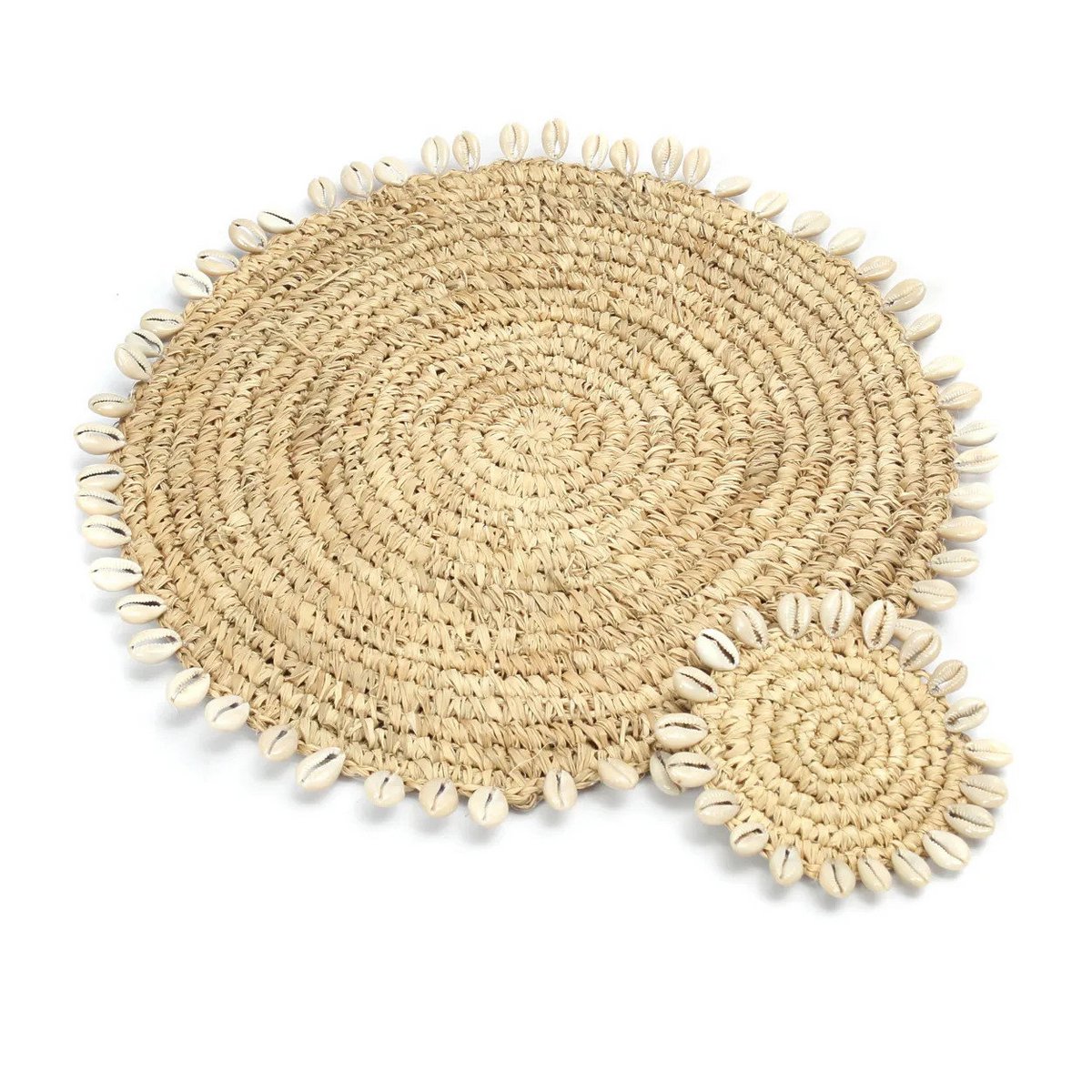 Coaster en raphia - Naturel