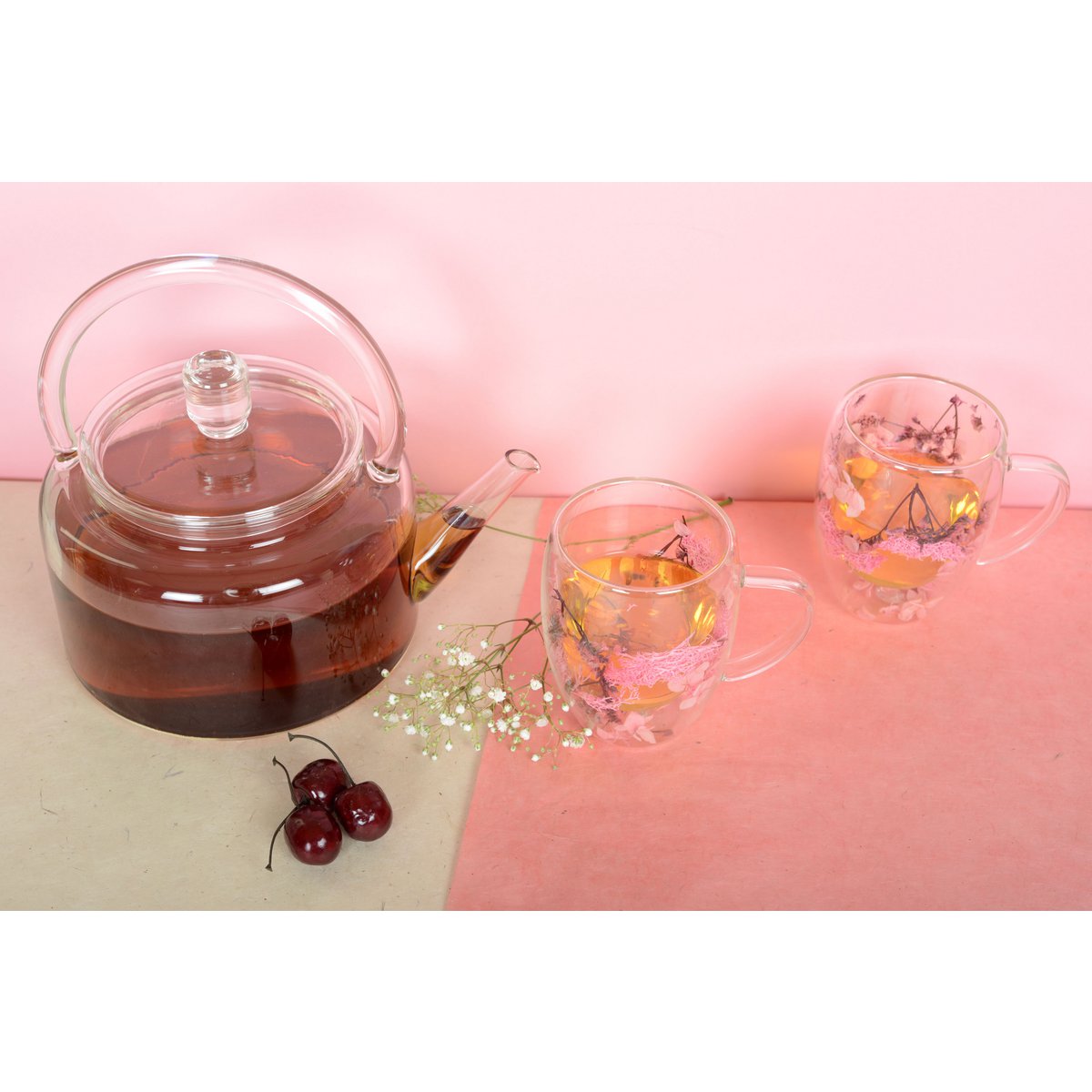 Théière en verre - 2 l- 13x24x21.5cm