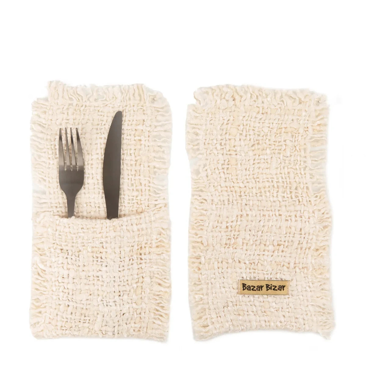 Porte-Couverts Oh My Gee - Crème - Lot de 4