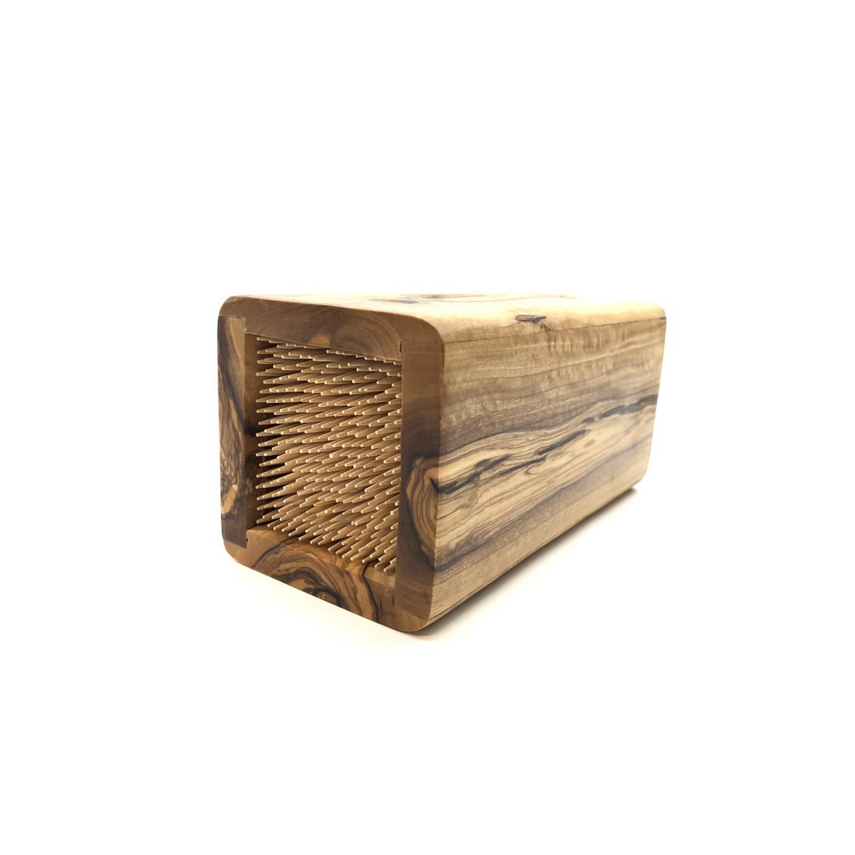 Bloc à couteaux DESIGN en bois d'olivier