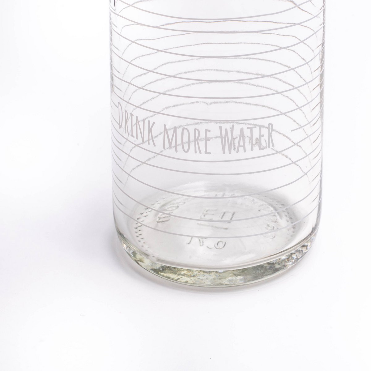 L'EAU C'EST LA VIE Bouteille en verre de 1,0 litre