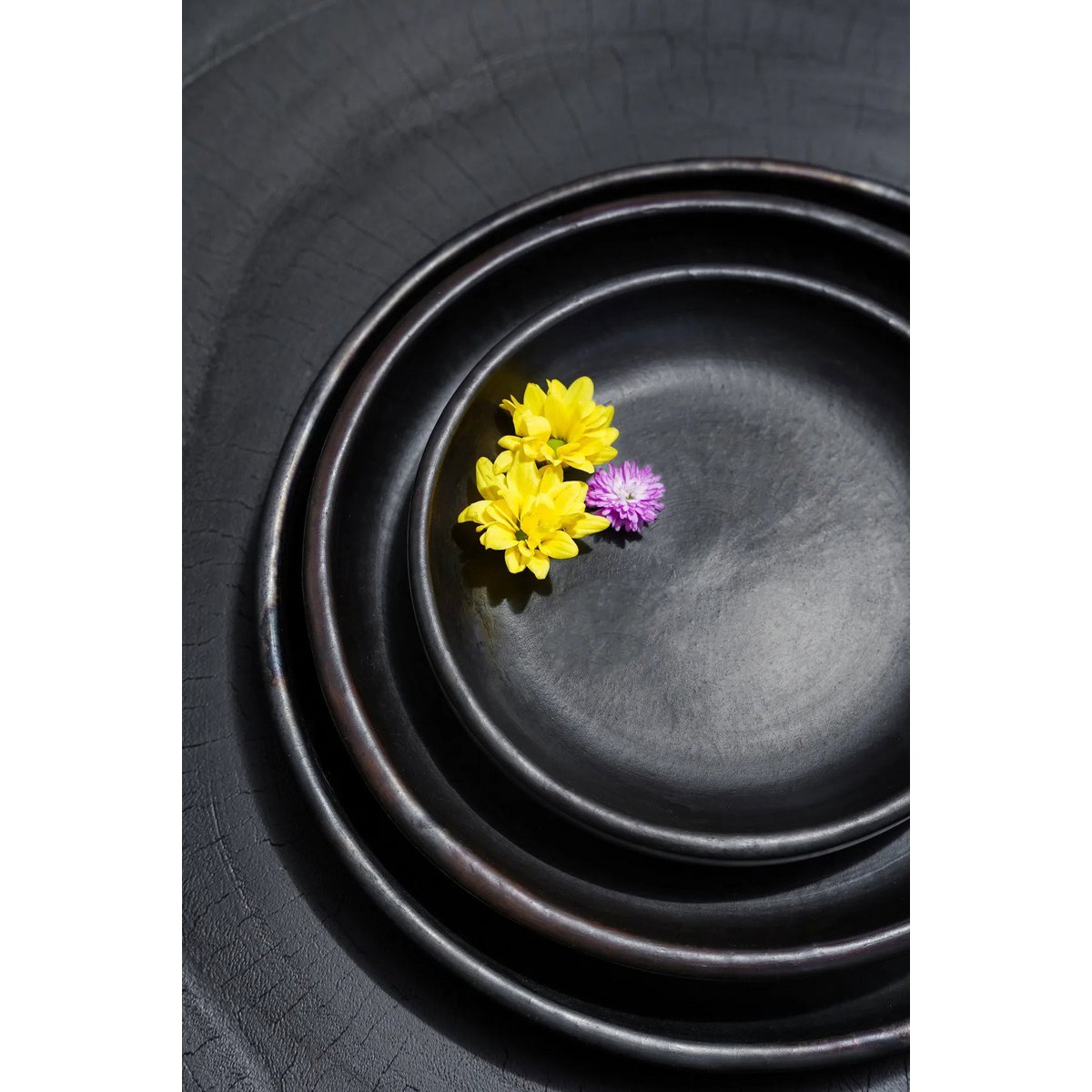 Assiette Brûlée classic - Noir - M