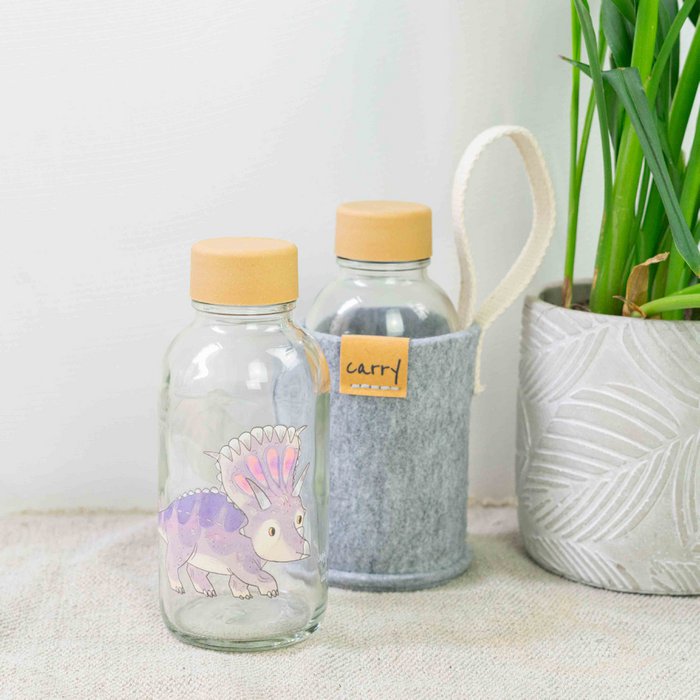 Bouteille verre 0,4 L - PETIT DINO