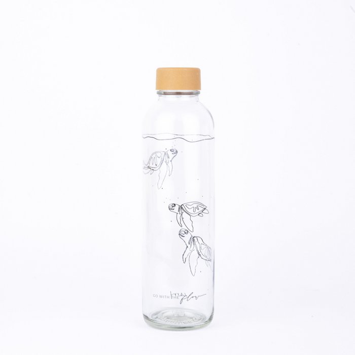 Bouteille en verre 0,7 L - ALLEZ AVEC LE FLUX