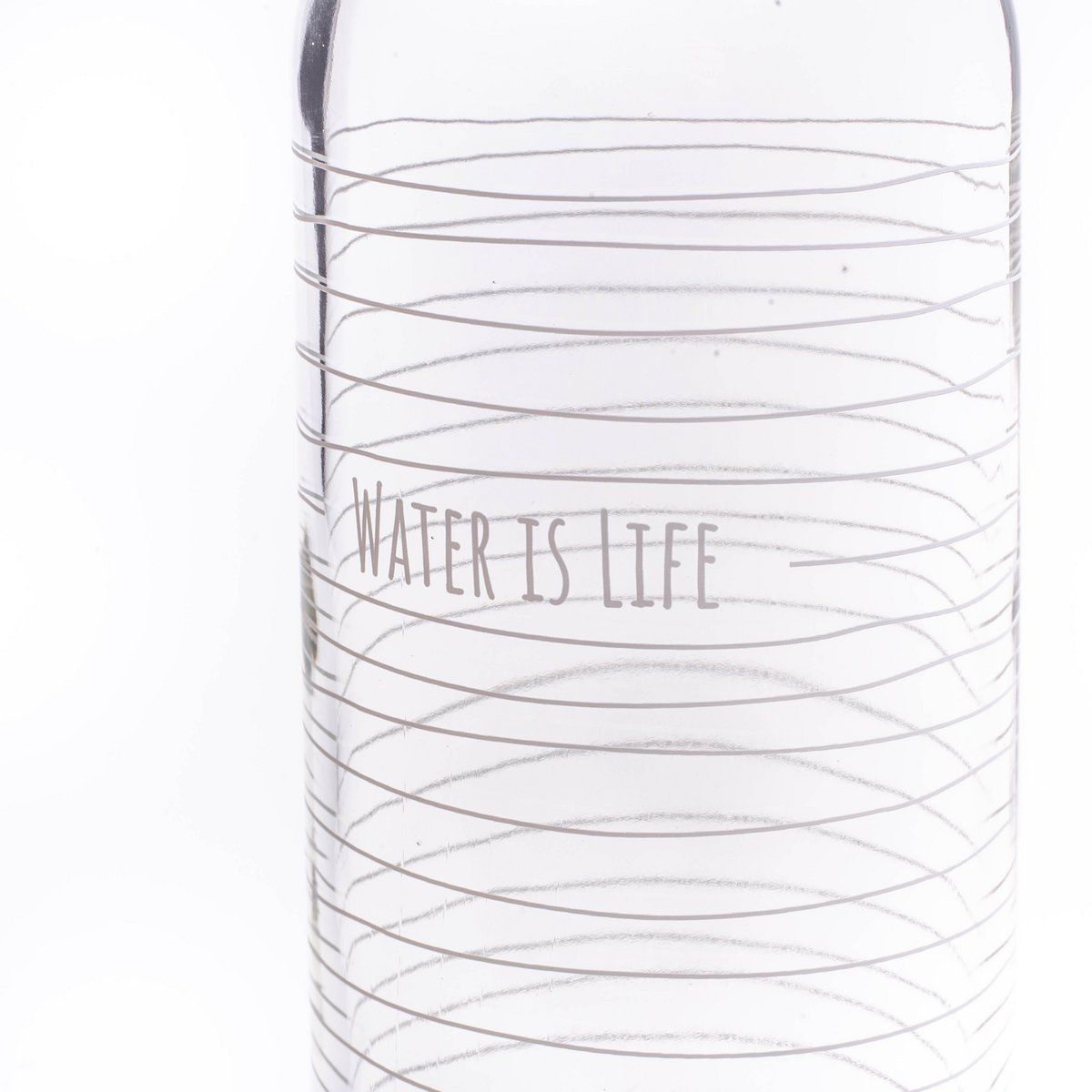 L'EAU C'EST LA VIE Bouteille en verre de 0,7 l