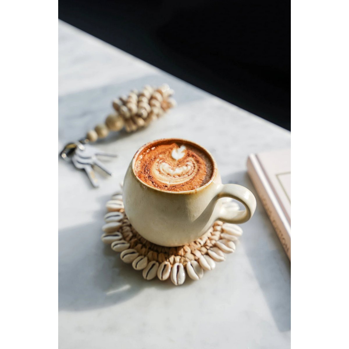 Coaster en raphia - Naturel
