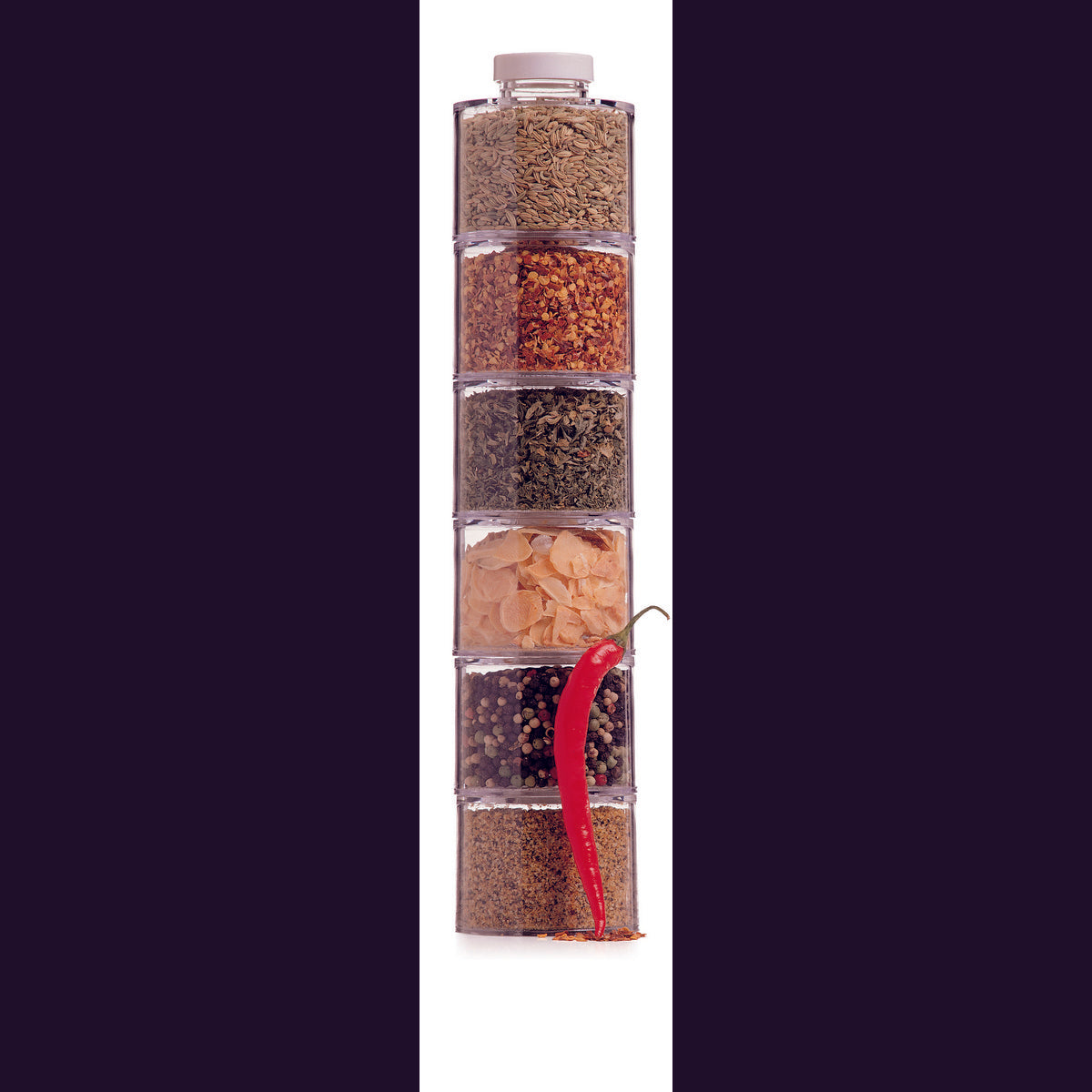 Tour à épices de 6 pots