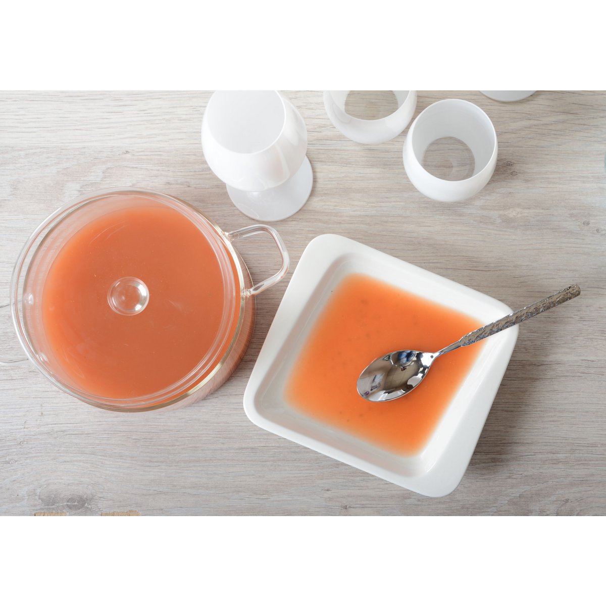 Casserole en verre 18x25.8x15cm