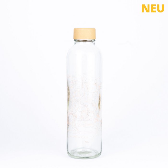 Bouteille en verre 0,7 L - Inspirez et expirez