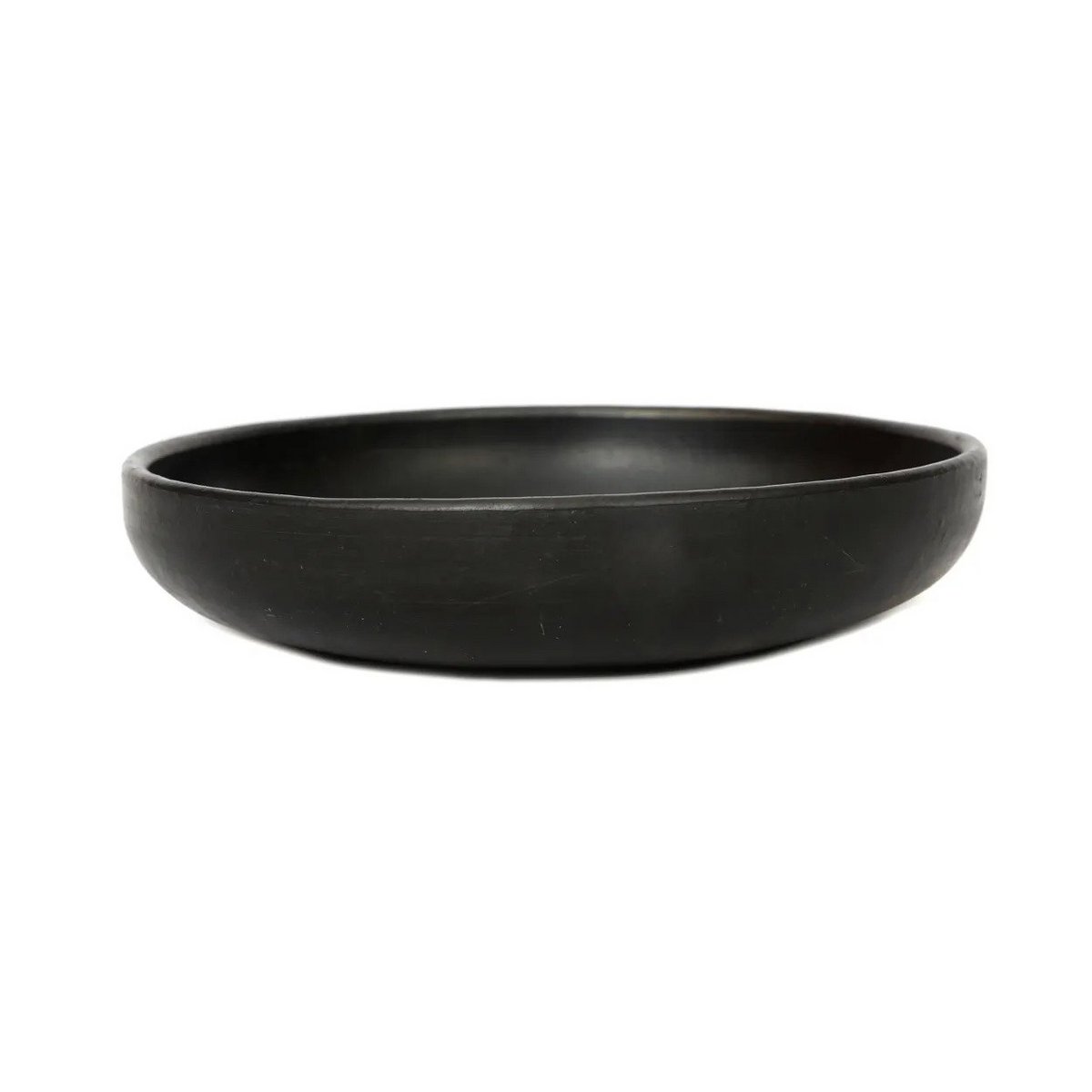 Assiette Creuse Brûlée - Noir - M