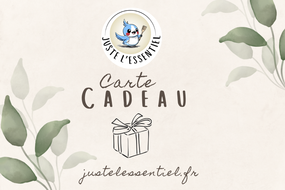 💌 Carte Cadeau Juste L’Essentiel