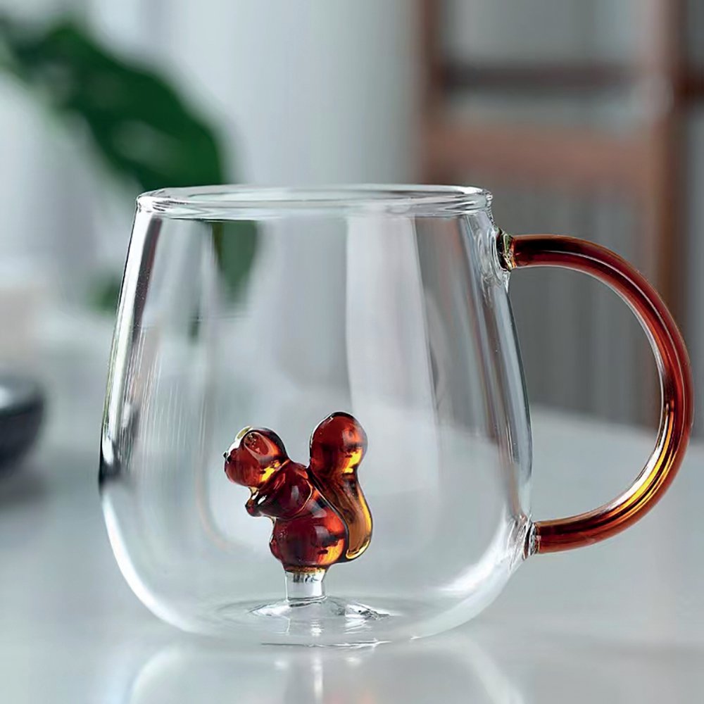 Tasses à thé écureuil - lot de 2