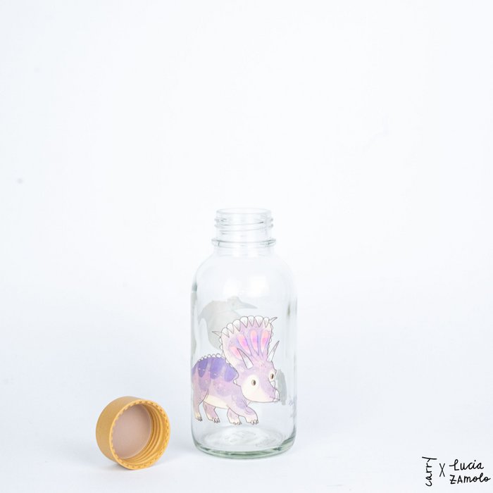 Bouteille verre 0,4 L - PETIT DINO
