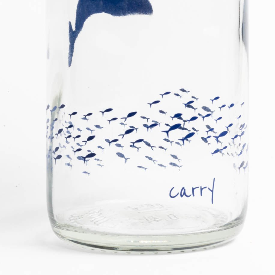 AMOUREUX DE L'OCÉAN Bouteille en verre de 0,4 l