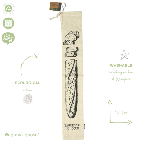 Cook Concept Cotton Bain Sac pour baguette