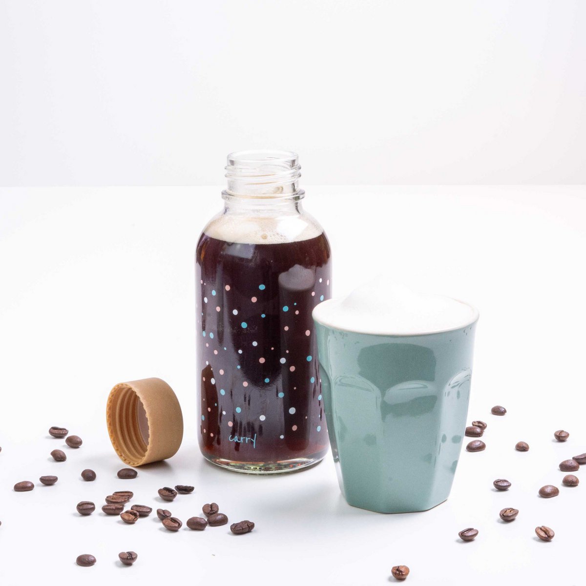 CERCLES VOLANTS Bouteille en verre de 0,4 l