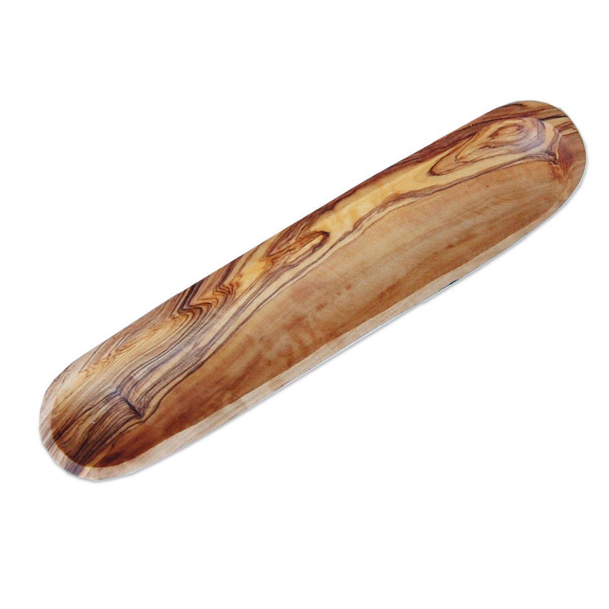 Bol à baguette et olivier (env.30 cm) en bois d'olivier