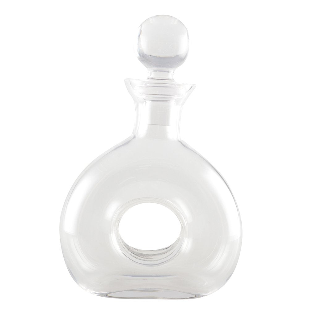 Carafe à whisky en verre avec trou 19x27.5cm