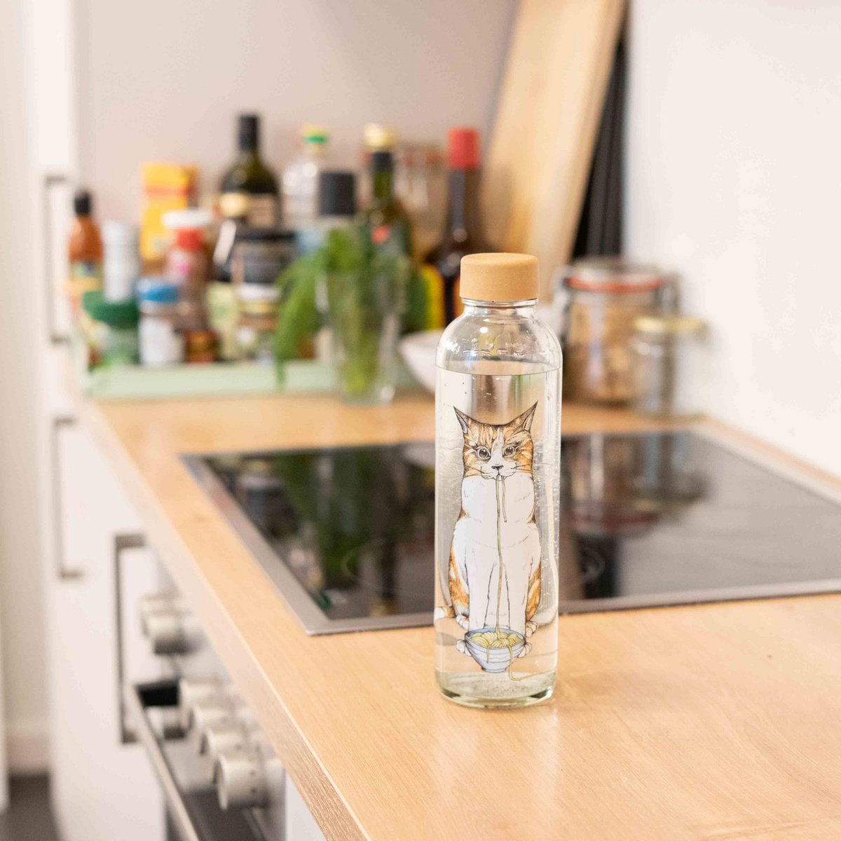 Bouteille en verre RAMEN CHAT 0,7l